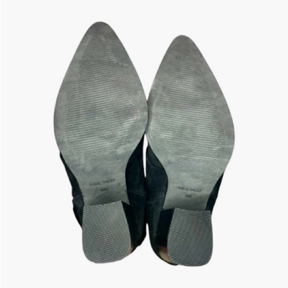 Nine West Chaye Slouch Booties – Black Suede – Pointed Toe - NEW (No box) - Picture 4 of 6